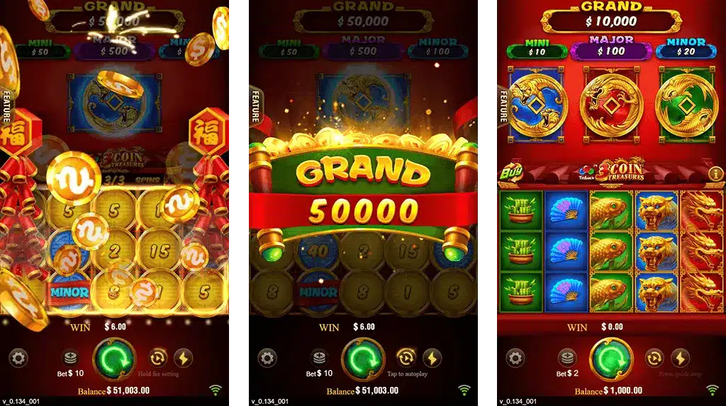 3 Coins Vegas11Online Bonus